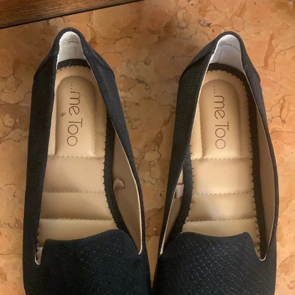Me Too Womens Yorkie Black Slip On Dressy Round Toe Loafers Shoes 8 - Picture 6 of 9
